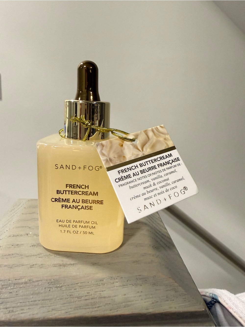 Sand+Fog French Buttercream Eau de Parfum Oil — Cream